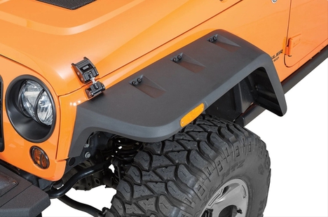 JEEP WRANGLER JK 2007-2017 IÇIN UYUMLU HURRICANE CAMURLUK KABARTMA SETI (DODIK) (LEDLI)